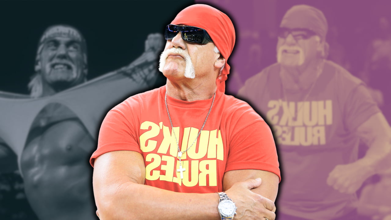 Hulk Hogan and his mighty mustache!