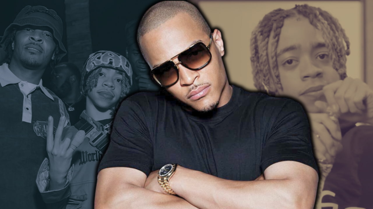 Hip-hop clash- T.I. and King turn the celebration into a family feud.