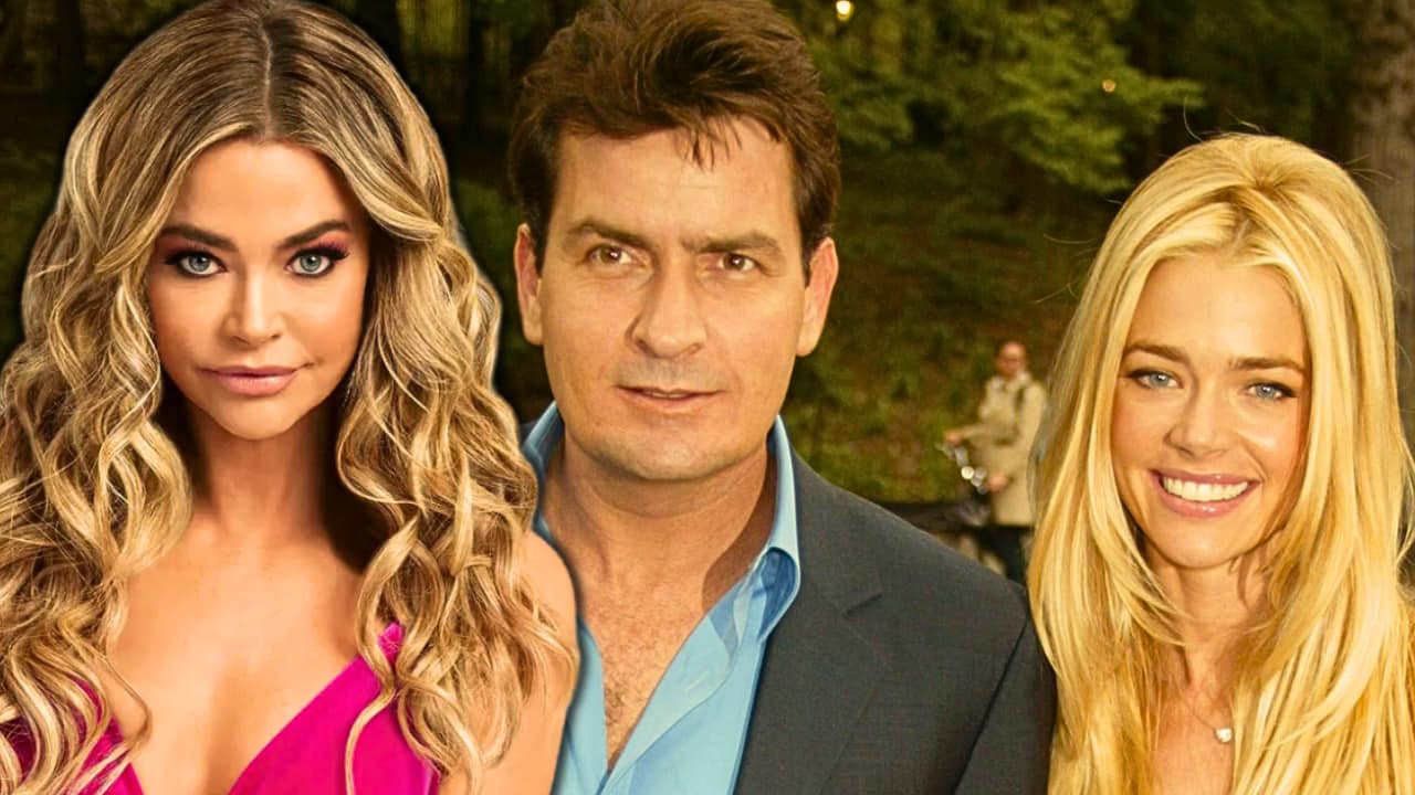 Charlie Sheen has a cordial relationship with Denise Richards.